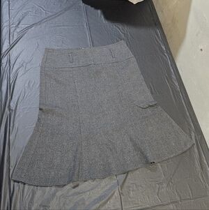 Chic Charcoal A-Line Skirt